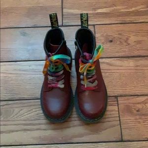 Doc Marten Delaney, Cherry Red, US 2 Little Kid